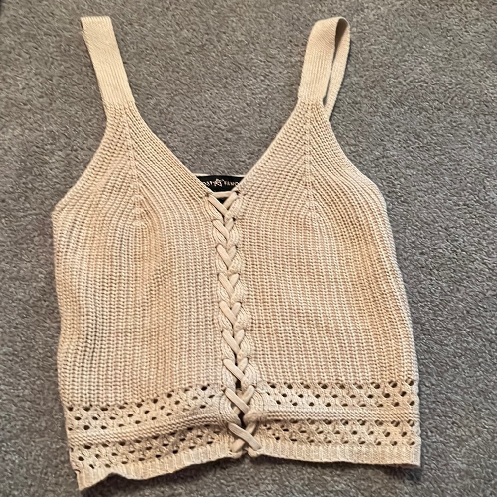 Knitted tank top